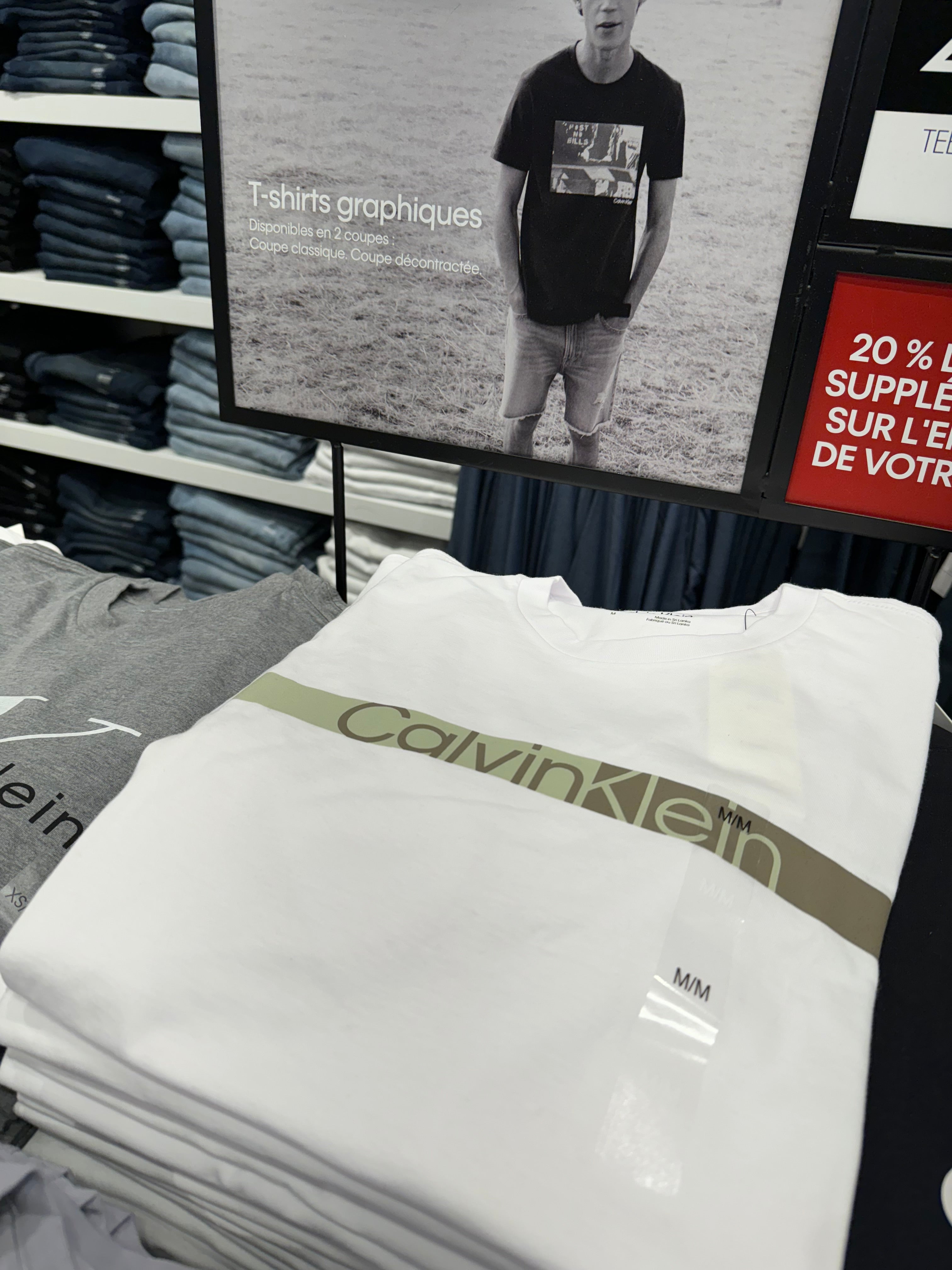 Ck T-shirt printed logo