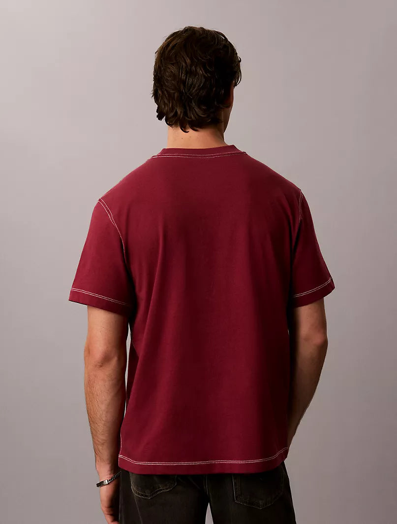 Calvin Klein Varsity Logo Washed - Limited Edition - Rhododendron
