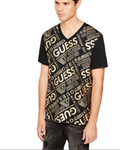 Guess all over logos tee
