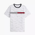 Tommy Signature Flag Logo Tshirt - White