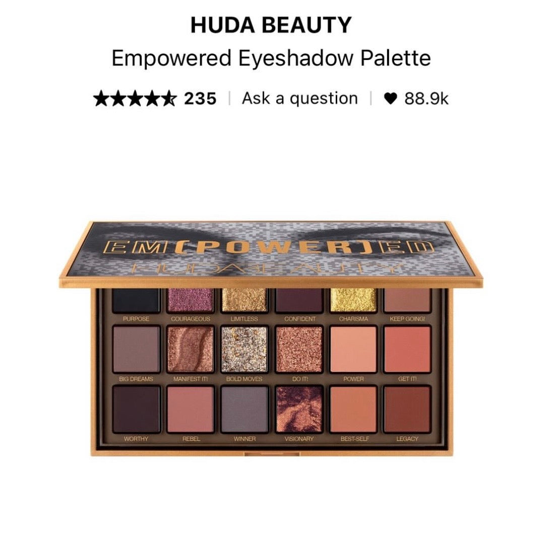 Empowered Eyeshadow Palette